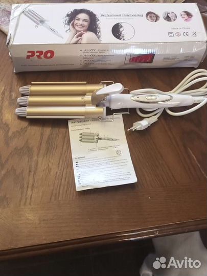 Щипцы плойка для завивки волос новые