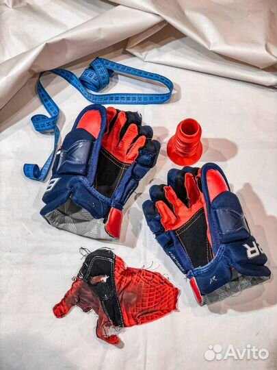 Ремонт хоккейных перчаток (краг)