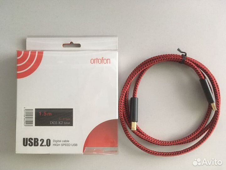 Ortofon dgi k2 usb 1,5 метра Silver/Серебряный