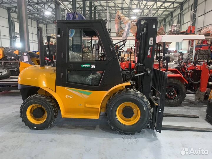 Дизельный вилочный погрузчик Zauberg DS35X-4WD