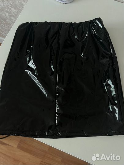 Юбка кожаная