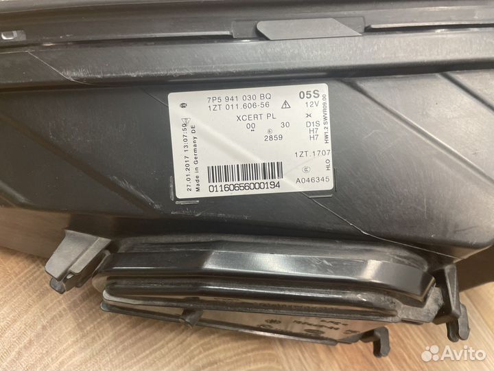 Фары Porsche Cayenne 958 черные