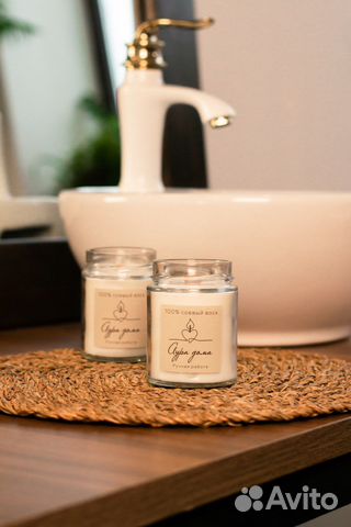 Свечи из соевого и кокосового воска