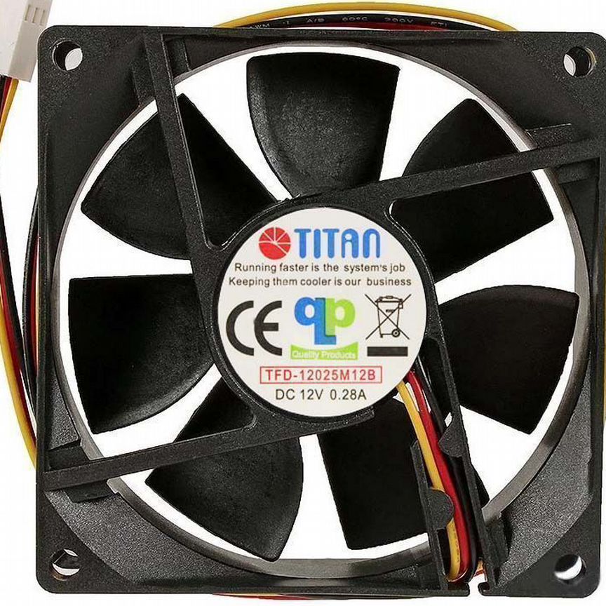 [TFD-12025M12B] Вентилятор Titan 12v 120x120x25mm Tfd-12025m12b