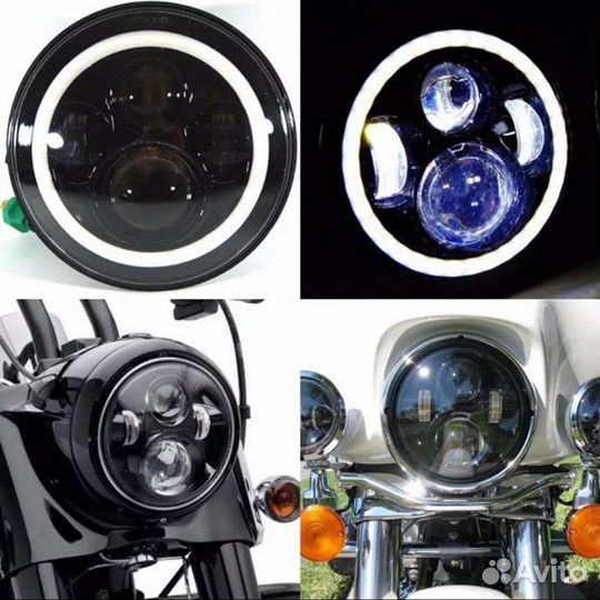 Продам led фару на мотоцикл мопед