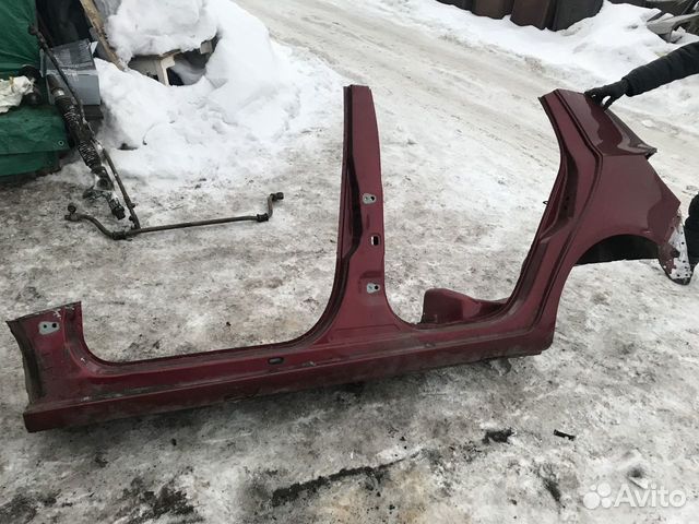 Крыло заднее левое для Skoda Fabia 2007-2015 г