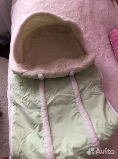 Конверт в коляску овчина