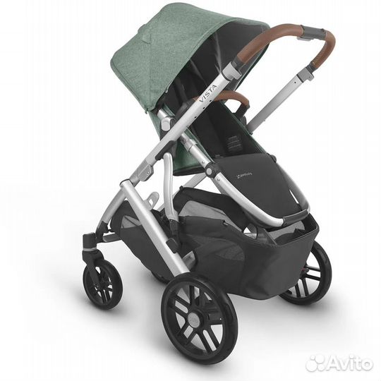 Коляска 2в1 uppababy Vista V2 Emmett Зеленый мелан