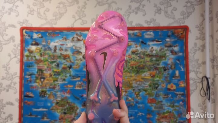 Бутсы nike phantom gx hyper pink