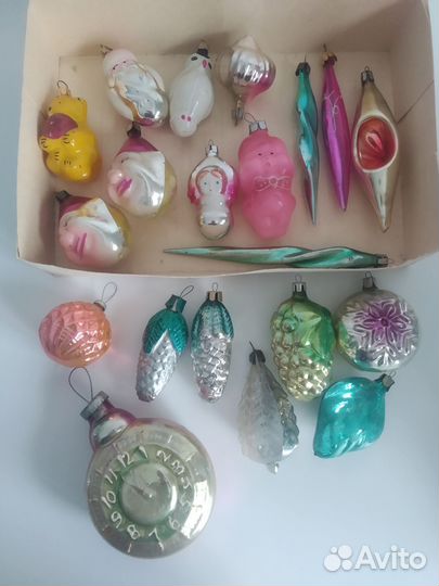 Елочные игрушки СССР