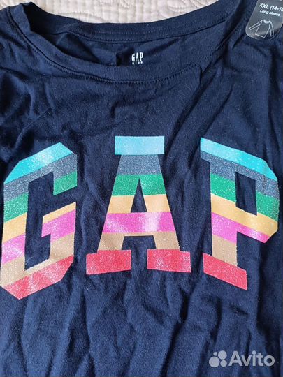 Лонгслив детский для девочек GAP оригинал