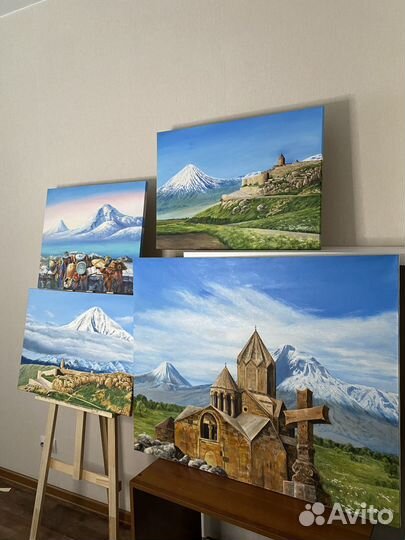 Картина на заказ.Услуги художника.живопись мамлом