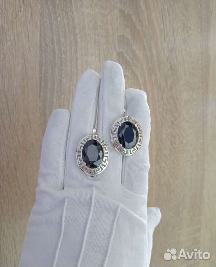 Серьги серебро