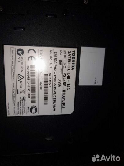 Toshiba satellite l40-14G