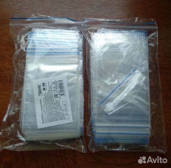 Зип пакеты 6х8см 200шт