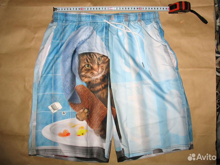 Пляжные шорты с принтом