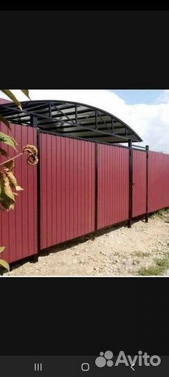 Сварка.Навесы, заборы, козырьки