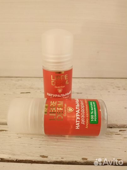 Librederm Натуральный дезодорант 50мл 2 шт новый