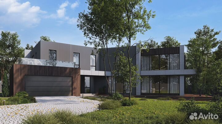 3d визуализация экстерьера