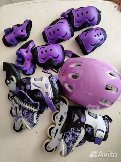 Детские ролики и защита