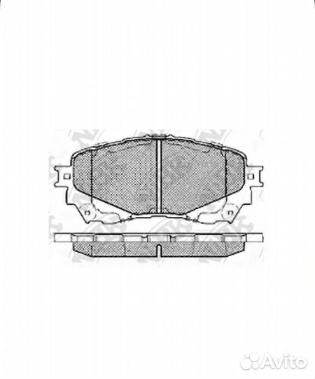 NiBK Колодки Передние, арт. PN25002 mazda 6