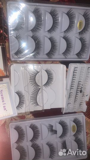 Накладные ресницы,ресницы для наращивания L