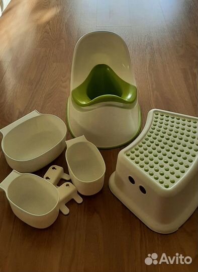 IKEA – детские ванна, горшок, табурет, контейнеры