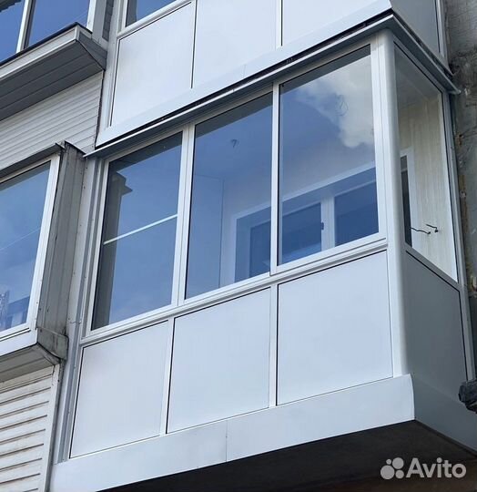 Остекление балконов и лоджий под ключ