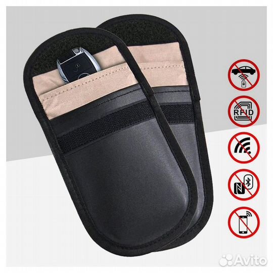 Чехол от угона для смарт ключей автомобиля