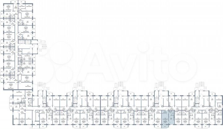 1-к. квартира, 48,4 м², 1/17 эт.