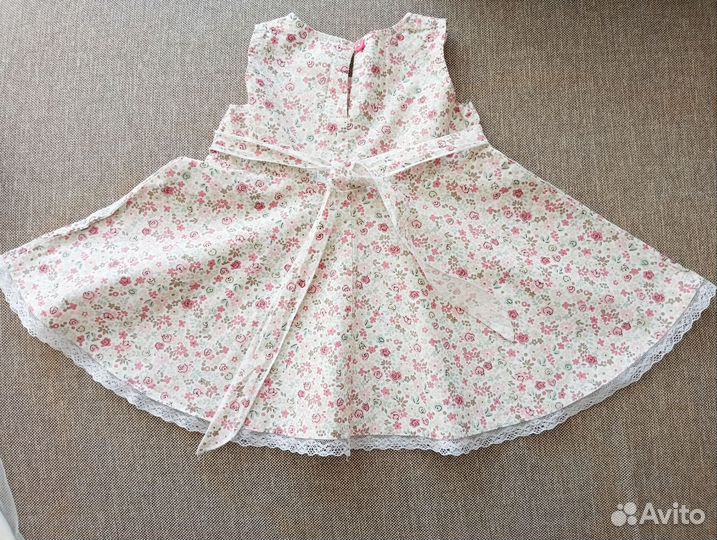 Платье для девочки на годик 74 80