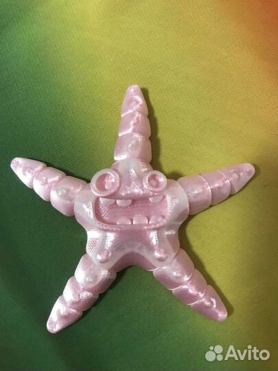 3D игрушки Морская звезда (Патрик) и Осьминог