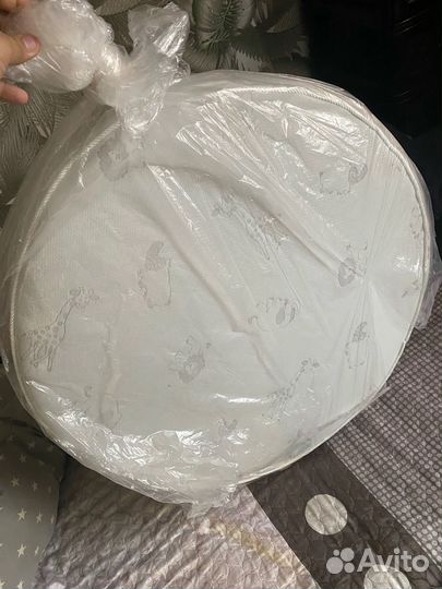 Матрас на круглую кроватку