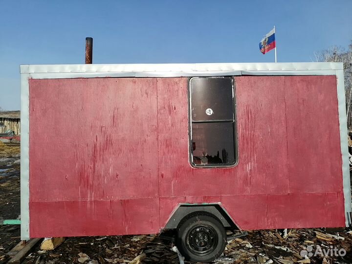 Вагончик бытовка бу на колесах