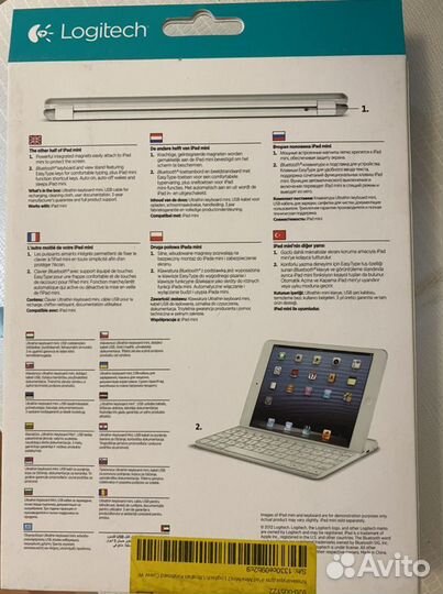 Клавиатура мини iPad белая