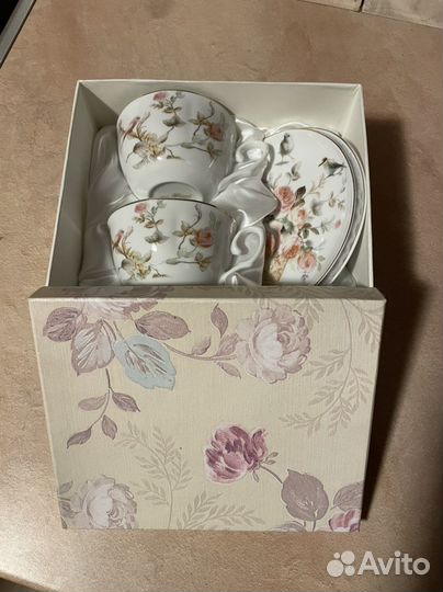 Чайные пары тонкого фарфора