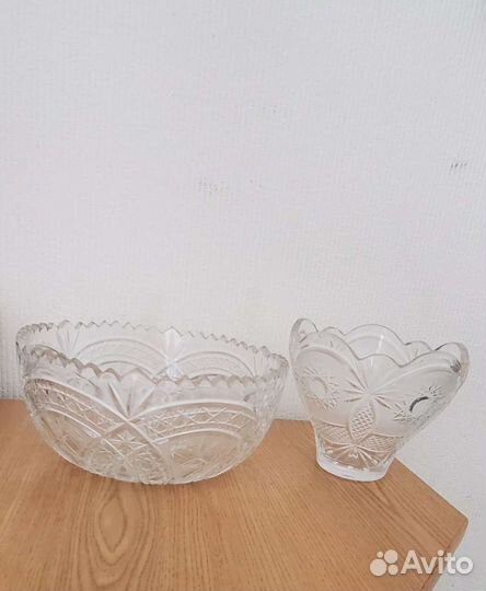 Ваза хрустальная конфетница