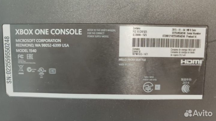 Microsoft Xbox One 500 гб