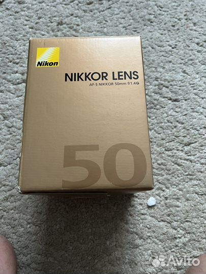 Nikon Nikkor af-s 50mm 1.4g