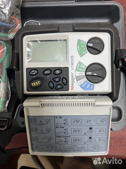 Омметр оа3201, Megger ltw 335