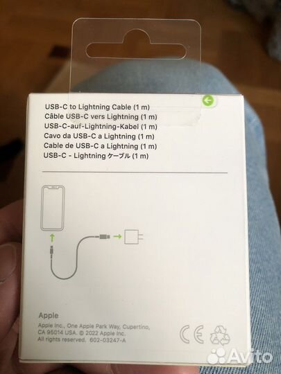 Кабель usb type c apple оригинал
