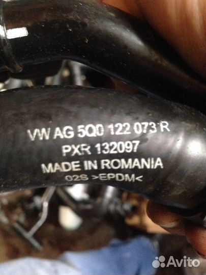 Патрубки системы охлаждения Tiguan 2