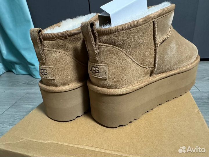 Угги Classic Ultra Mini Platform Chestnut