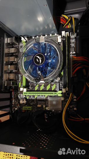 Комплект зеон e5 2658v2 16gb озу и материнка x79