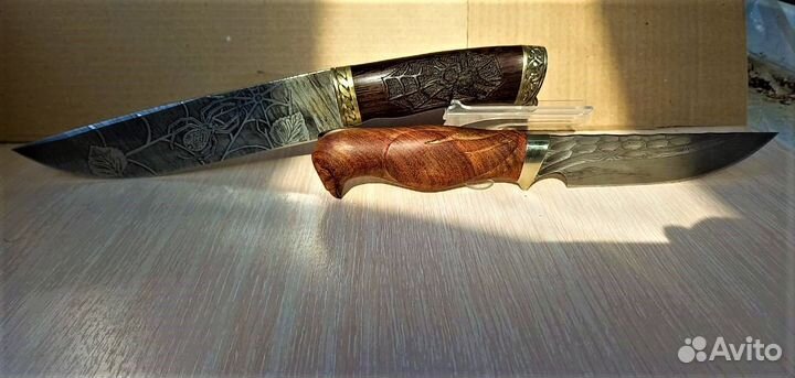 Ножи. Коллекция. Дамаск. Охота