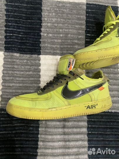 Nike air force 1 off white volt