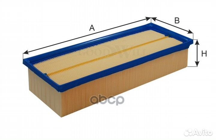 Фильтр воздушный AG 343 AG343 Goodwill