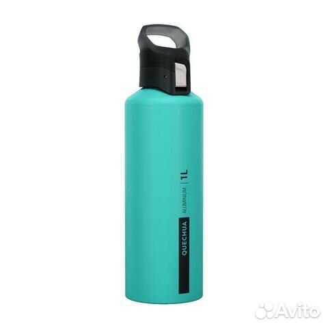 Туристическая бутылка Quechua алюминия, 1 л