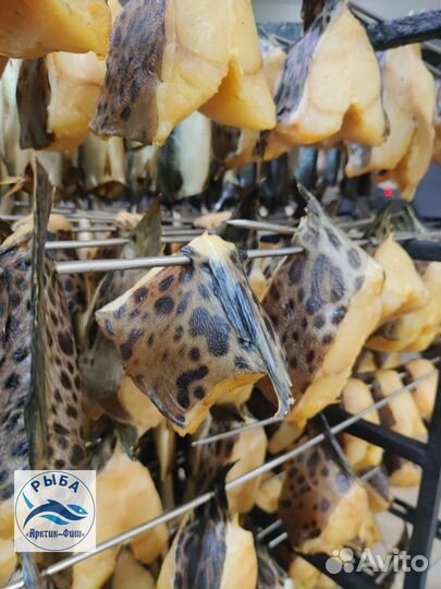 Зубатка холодного копчения. Зубатка пестрая кусок