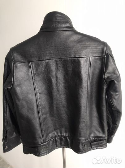 Винтажная кожаная куртка